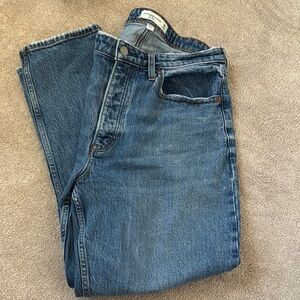 Abercrombie & Fitch Curve Love The Dad High Rise